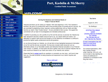 Tablet Screenshot of pkmcpa.com